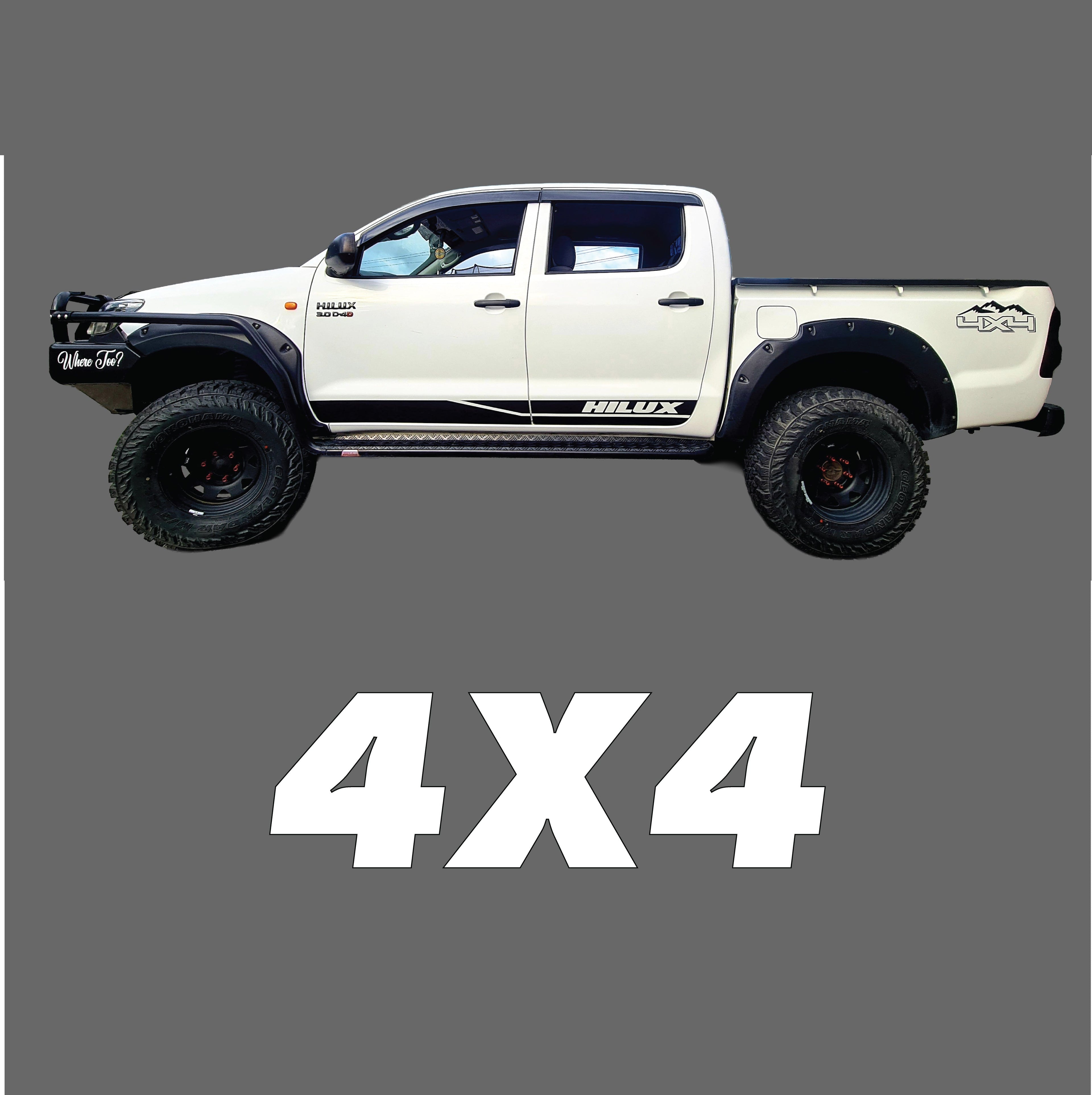 4X4 Decals