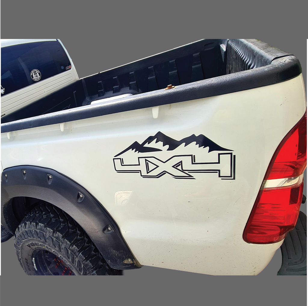 4x4 decal (wellside)