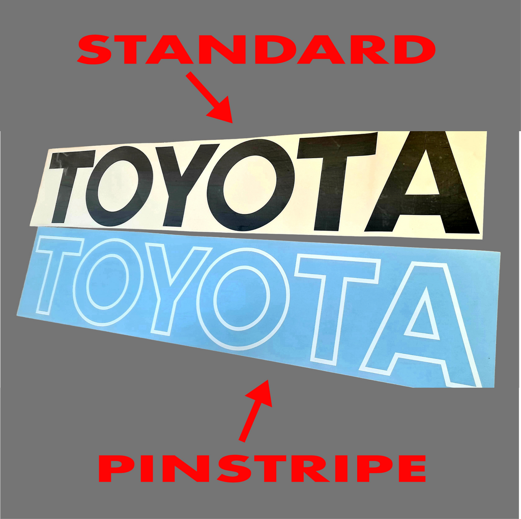 TOYOTA TAILGATE DECAL